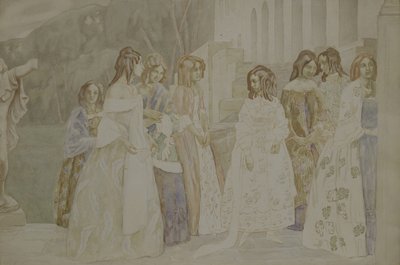 Requiem, 1905 de Viktor Elpidiforovich Borisov Musatov