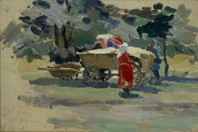 Os Doukhobors em Borjomi, 1895 de Viktor Elpidiforovich Borisov Musatov