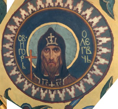 Santo Grão-príncipe Igor II Olgovich de Kiev, 1885-1896 de Viktor Mikhaylovich Vasnetsov