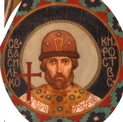 São Príncipe Vasilko Konstantinovich de Rostov, 1885-1896 de Viktor Mikhaylovich Vasnetsov