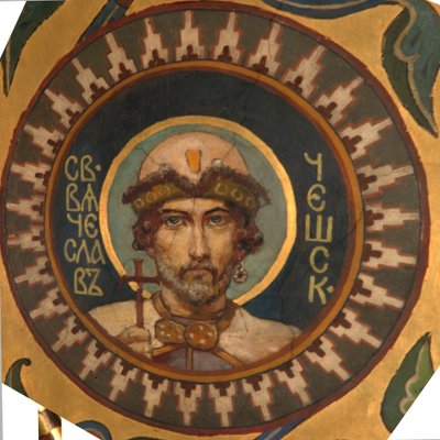 São Venceslau I, duque da Boêmia, 1885-1896 de Viktor Mikhaylovich Vasnetsov