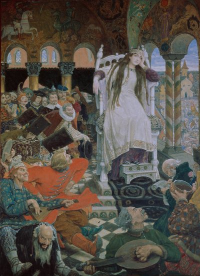 A princesa que nunca sorriu Nesmeyana, 1914-1916 de Viktor Mikhaylovich Vasnetsov