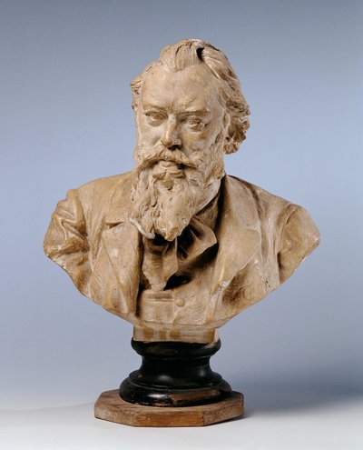 O compositor Johannes Brahms de Viktor Oskar Tilgner