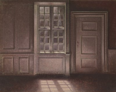 Moonlight, Strandgade 30, 1900-1906. de Vilhelm Hammershøi