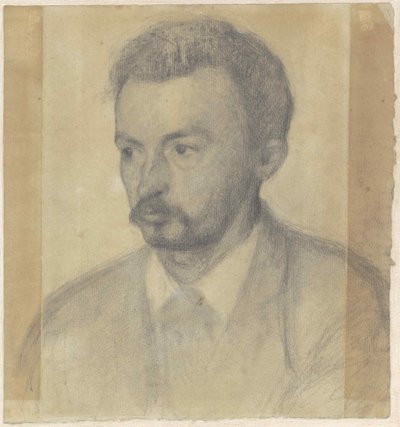 Auto-retrato, 1895. de Vilhelm Hammershøi