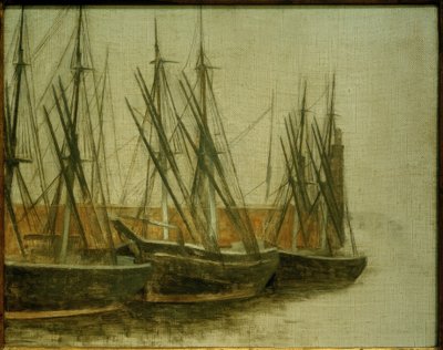 Christianshavns Kanal de Vilhelm Hammershoi
