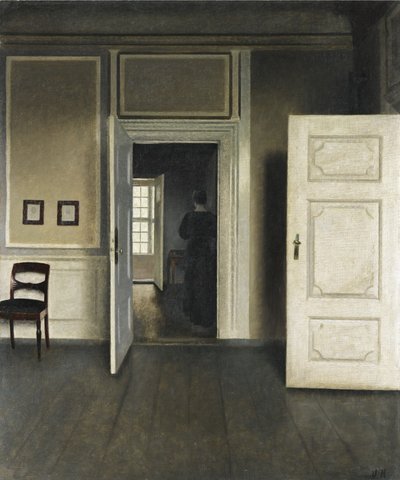 Interior. Strandgade 30 de Vilhelm Hammershoi