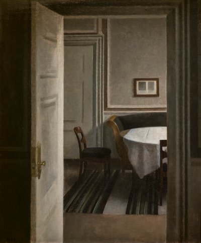 Interior, Strandgade 30 de Vilhelm Hammershoi