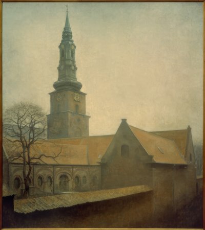 Igreja de Petri de Vilhelm Hammershoi