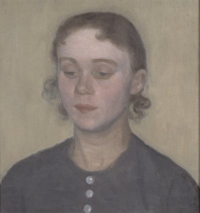 A esposa do artista, Ida Hammershøi, née Ilsted de Vilhelm Hammershøi