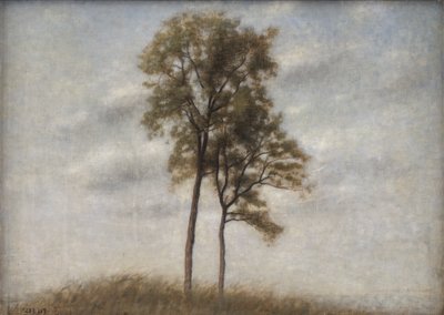 Carvalhos jovens de Vilhelm Hammershøi