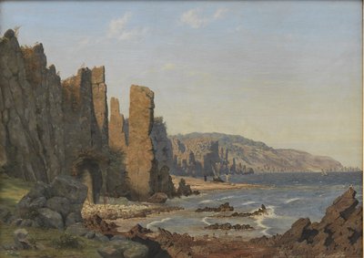 Uma Costa Rochosa. Rø, Bornholm de Vilhelm Kyhn