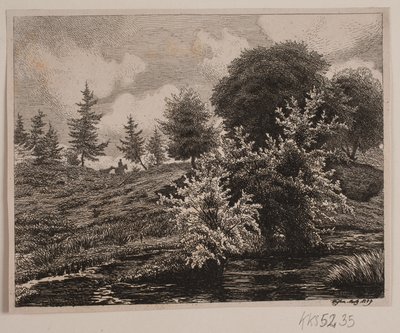 Colinas por um pântano de Vilhelm Kyhn