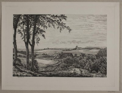 Paisagem da tarde, Zelândia de Vilhelm Kyhn