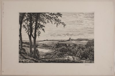 Paisagem da tarde, Zelândia de Vilhelm Kyhn