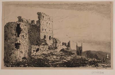 Hammershus em Bornholm de Vilhelm Kyhn
