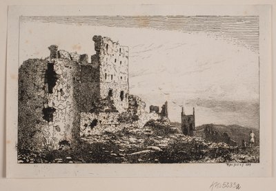 Hammershus sobre Bornholm de Vilhelm Kyhn