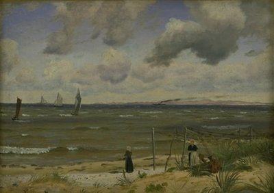 Hornbæk Strand no norte de Sealand de Vilhelm Kyhn