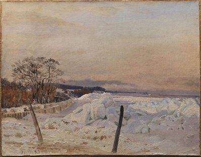 Ice Pack perto de Taarbæk, norte de Copenhague de Vilhelm Kyhn
