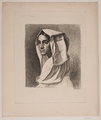 camponesa italiana de Vilhelm Kyhn