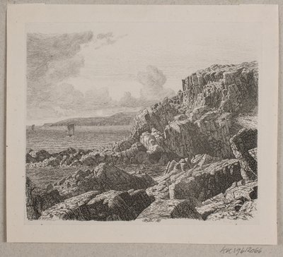 Seção costeira de Bornholm de Vilhelm Kyhn
