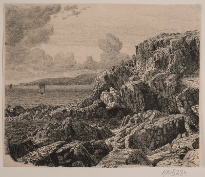 Seção costeira de Bornholm de Vilhelm Kyhn