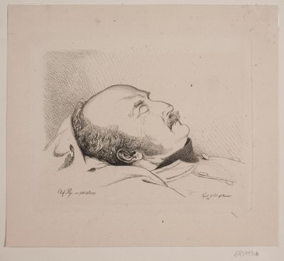 Olaf Rye como cadáver de Vilhelm Kyhn