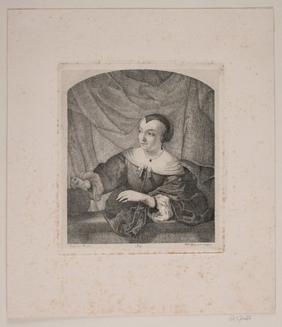 Retrato da esposa de Ferdinand Bol de Vilhelm Kyhn