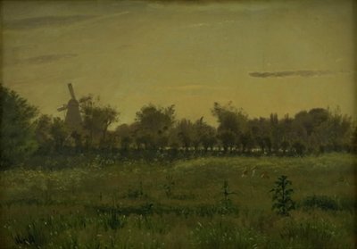 O Prado perto da Casa do Artista em Farimagsvej fora de Copenhague de Vilhelm Kyhn