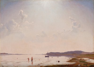 Vista do fiorde de Roskilde perto de Frederikssund, Zelândia de Vilhelm Kyhn