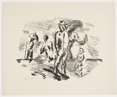 Folha de "Klingens Kunstnermappe No. 2" de Vilhelm Lundstrøm