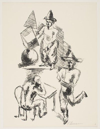 Folha de "Klingens Kunstnermappe No. 2" de Vilhelm Lundstrøm