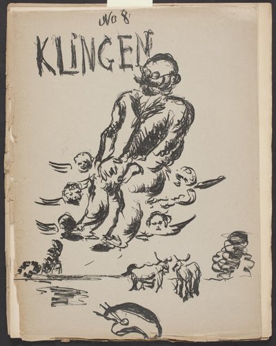 Capa para Klingen, Vol. III, Nº 8 de Vilhelm Lundstrøm