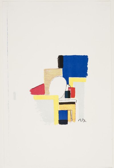 Composição. Impressão excedente de "Klingen" 1942 p. 29 de Vilhelm Lundstrøm