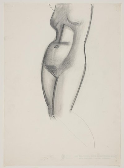 Modelo feminino, torso de Vilhelm Lundstrøm