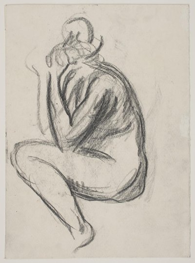 Modelo feminino sentado de Vilhelm Lundstrøm