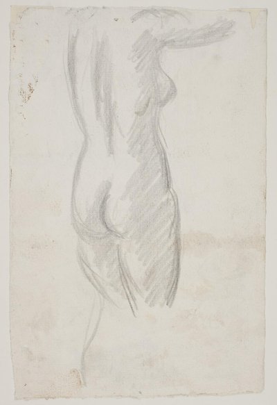 Modelo feminino em pé de Vilhelm Lundstrøm