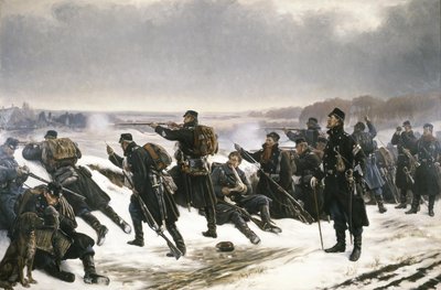 Em serviço de posto avançado de Vilhelm Rosenstand