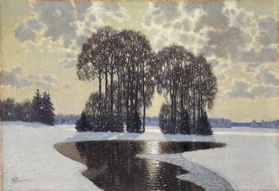 Inverno c. 1910 de Vilhelms Purvitis