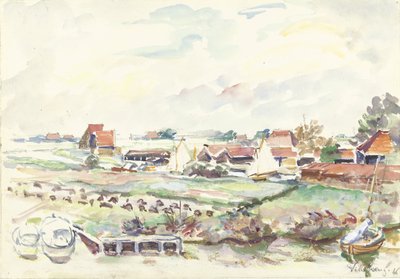 Paisagem na Frísia de Villeboeuf