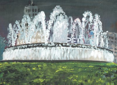 Barcelona night, 1994, (acrílico sobre tela) de Vincent Alexander Booth