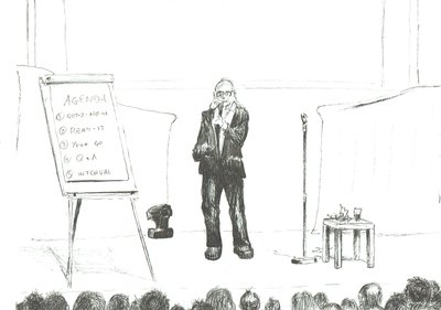 Comediante na Hay on Wye, 2007 de Vincent Alexander Booth