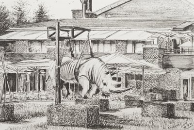 Hotel &39;La Reserve&39; Geneva, 2010, (Tinta no papel) de Vincent Alexander Booth