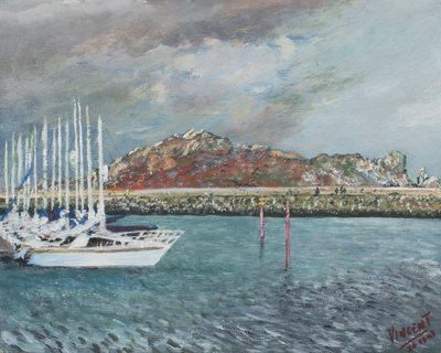 Howth, Irlanda, 2001, (Acylic on canvas board) de Vincent Alexander Booth