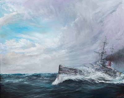 Irmã dos cães de ferro - SMS Lutzow 1916, 2016, de Vincent Alexander Booth