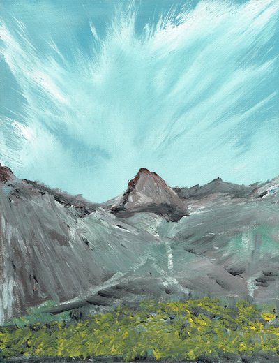 Lakeland Hills, 2010, (acrílico sobre tela) de Vincent Alexander Booth