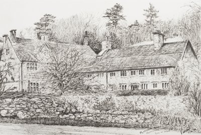 Mottistone Hall Isle of Wight, 2008 (tinta sobre papel) de Vincent Alexander Booth