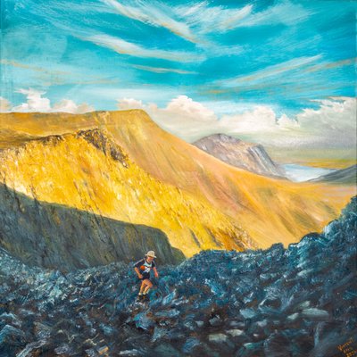 Mountain Freedom 2, 2024 (óleo sobre tela) de Vincent Alexander Booth