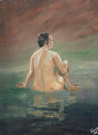 Naked, 2006, (acrílico sobre tela) de Vincent Alexander Booth