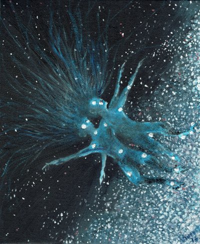 Star sign Geminii, 2016, (óleo sobre tela) de Vincent Alexander Booth